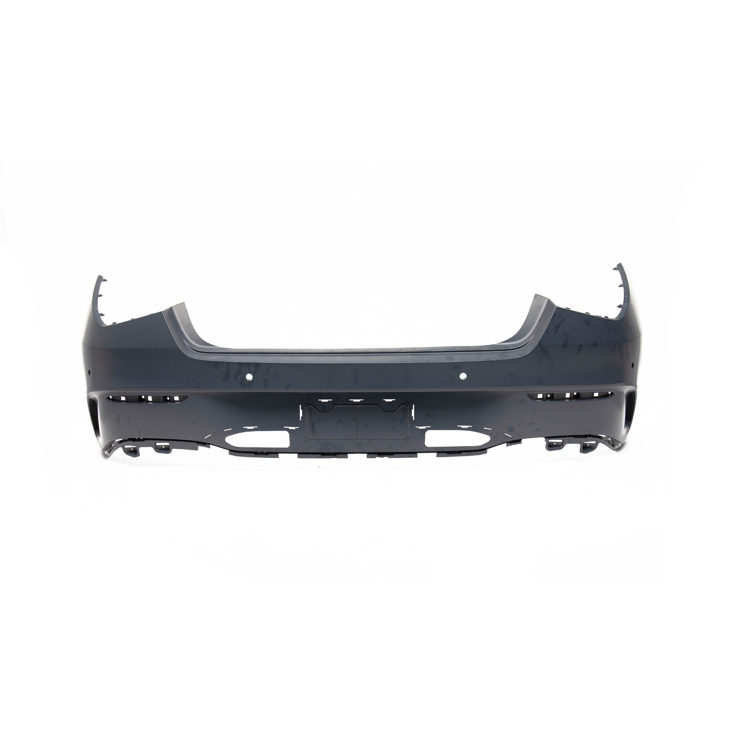 Bumper Cover Rear w/AMG Styling Pkg C118 w/Active Park Assist Primed CAPA for Mercedes-Benz CLA250 CLA35 AMG CLA45 AMG