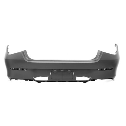 Bumper Cover Rear C118 w/o AMG Styling Pkg w/o Active Park Assist Primed for Mercedes-Benz CLA250 2020–2023