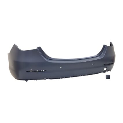 Bumper Cover Rear W206 w/o AMG Styling Pkg w/Parking Sensors Primed for Mercedes-Benz C300 Sedan 2022–2024