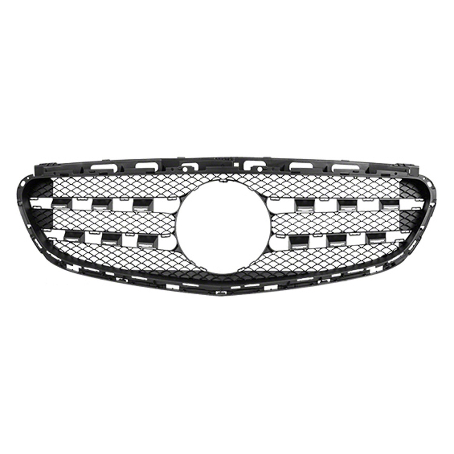 Grille Assembly W212/S212 w/AMG Styling Pkg w/o Camera CAPA for Mercedes-Benz E300 E350 E400 E550