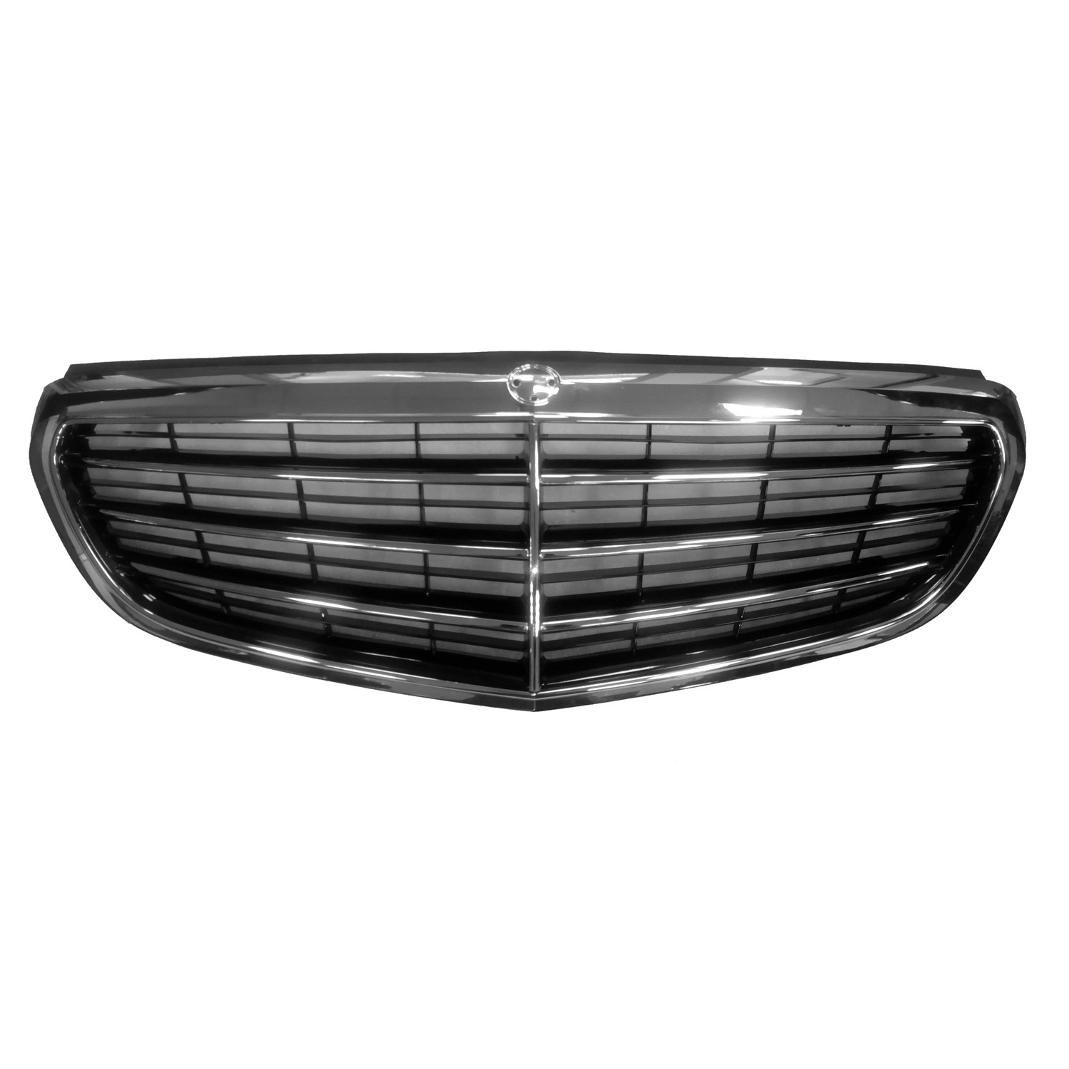 Grille Assembly S212 w/o AMG Styling Pkg w/o Dist Cruise w/o Camera Elegance Pkg for Mercedes-Benz E350 Wagon 2014–2016
