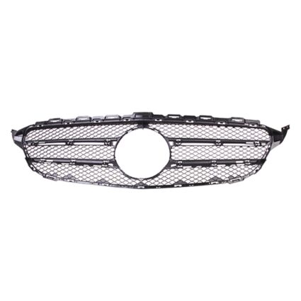 Grille Assembly W205 w/o Luxury Pkg w/o AMG Styling Pkg w/o Surround View for Mercedes-Benz C300 C400