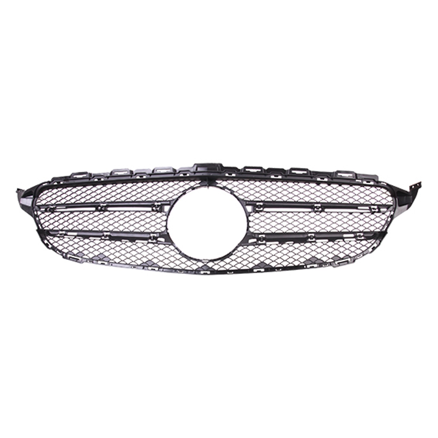 Grille Assembly W205 w/o Luxury Pkg w/o AMG Styling Pkg w/o Surround View CAPA for Mercedes-Benz C300 C400