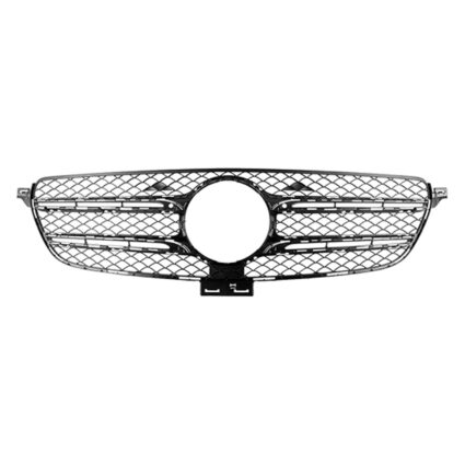 Grille Assembly W166 w/o Surround View CAPA for Mercedes-Benz GLE300d GLE350 GLE400 GLE43 AMG GLE550 GLE550e