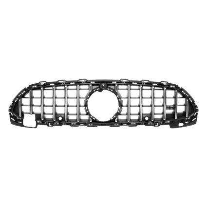 Grille Assembly W206 w/o Front View Camera Bright Chrome for Mercedes-Benz C43 AMG Sedan 2023–2024