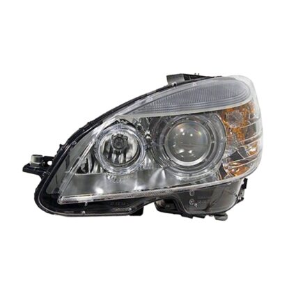 Headlight Assembly Composite Left w/Bi-Xenon Lamp w/Curve Lighting for Mercedes-Benz C350 2008–2011