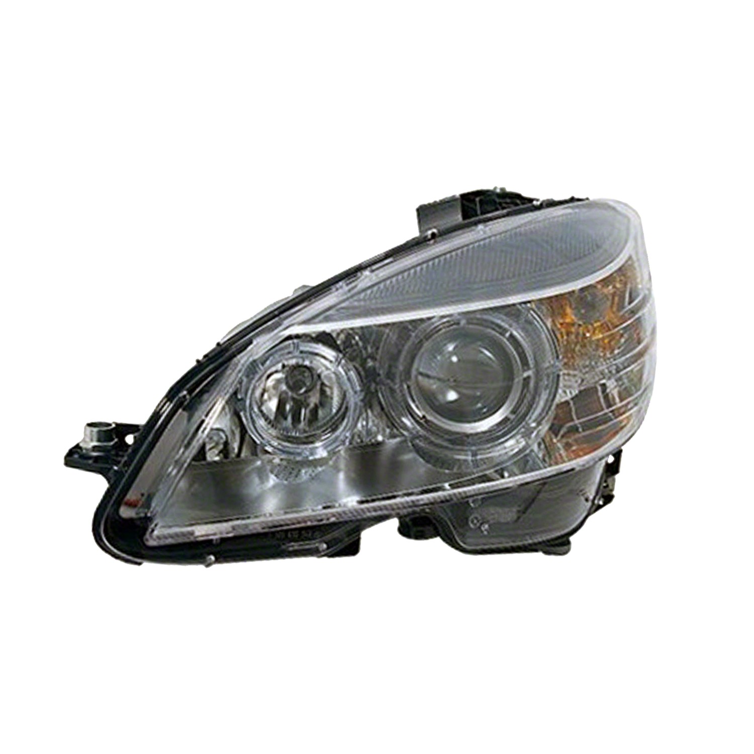Headlight Assembly Composite Left W204 Bi-Xenon w/o Curve Lighting for Mercedes-Benz C230 C250 C300 C350