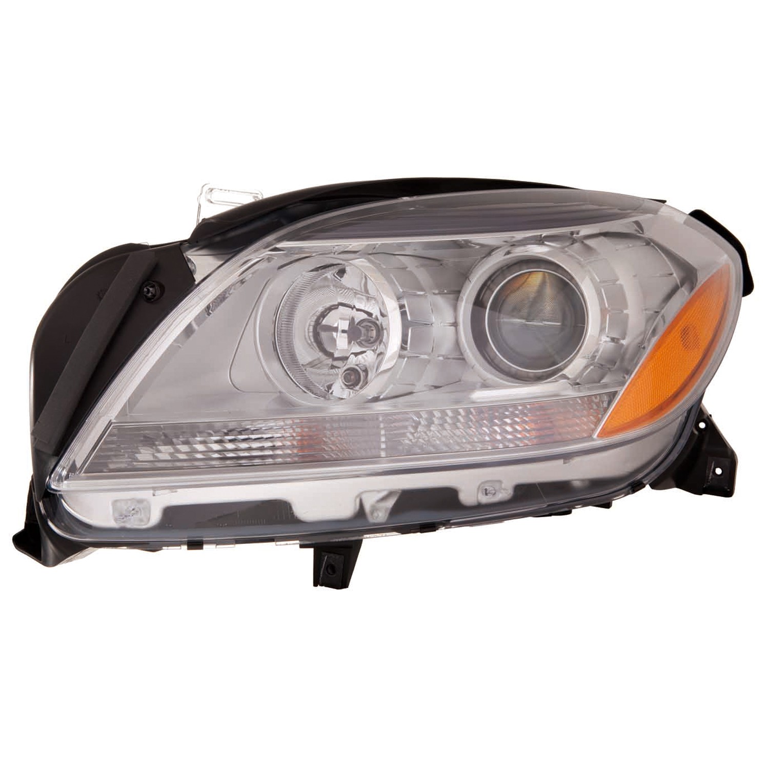 Headlight Assembly Composite Left W166 Halogen CAPA for Mercedes-Benz ML250 ML350 ML400 ML550
