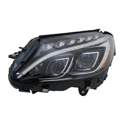 Headlight Assembly Composite Left W205 LED w/Cornering Lamps for Mercedes-Benz C300 C400 C63 AMG