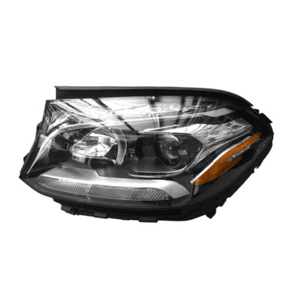 Headlight Assembly Composite Left X166 Halogen for Mercedes-Benz GLS450 GLS550 GLS63 AMG