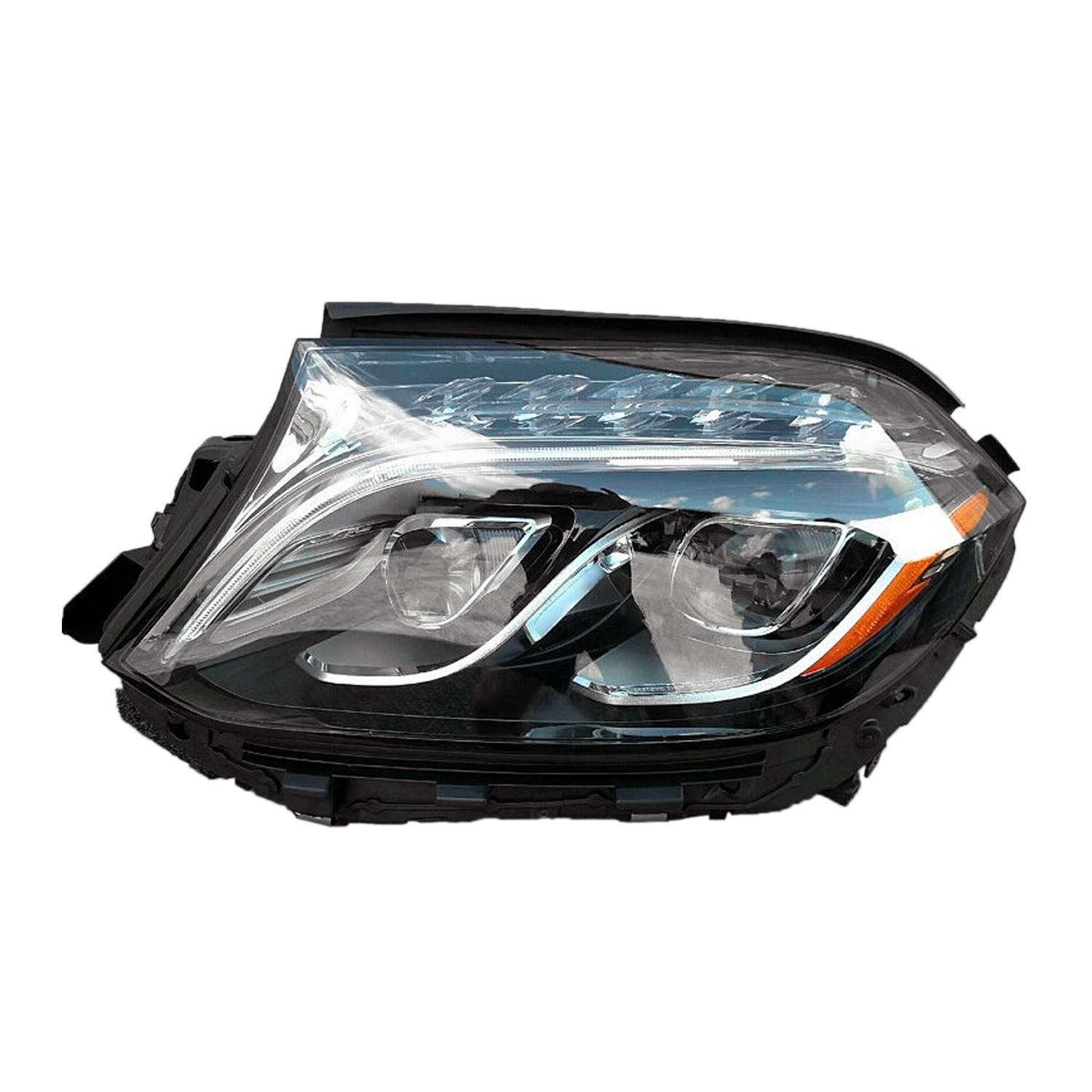 Headlight Assembly Composite Left X166 LED for Mercedes-Benz GLS450 GLS550 GLS63 AMG