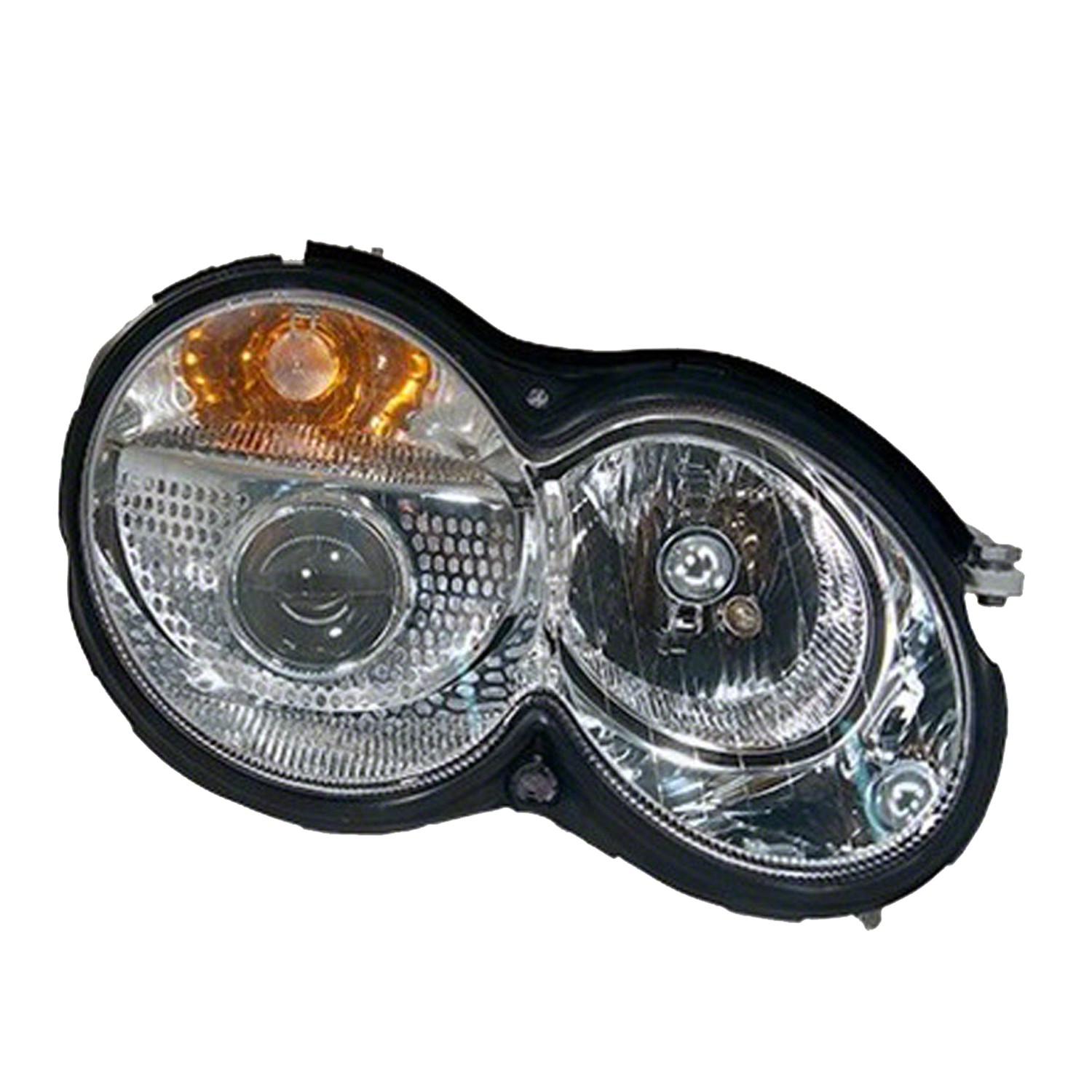 Headlight Assembly Composite Right Bi-Xenon w/o Curve Lighting for Mercedes-Benz SL500 SL55 AMG SL600