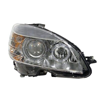 Headlight Assembly Composite Right w/Bi-Xenon Lamp w/Curve Lighting for Mercedes-Benz C350 2008–2011