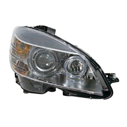 Headlight Assembly Composite Right W204 Bi-Xenon w/o Curve Lighting for Mercedes-Benz C230 C250 C300 C350