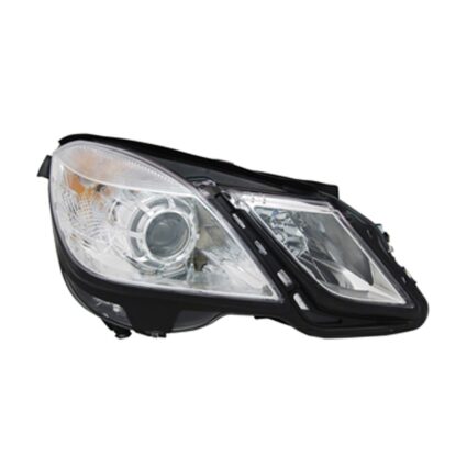 Headlight Assembly Composite Right W212 Halogen w/o Cornering Lamps CAPA for Mercedes-Benz E350 E550