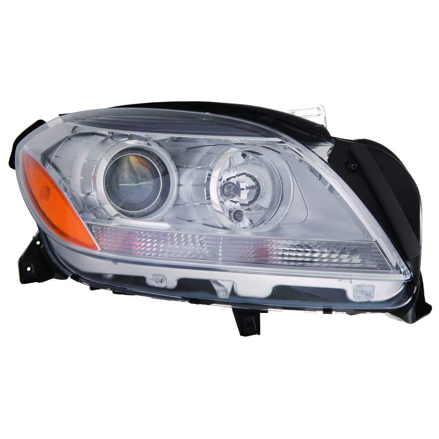 Headlight Assembly Composite Right W166 Halogen CAPA for Mercedes-Benz ML250 ML350 ML400 ML550