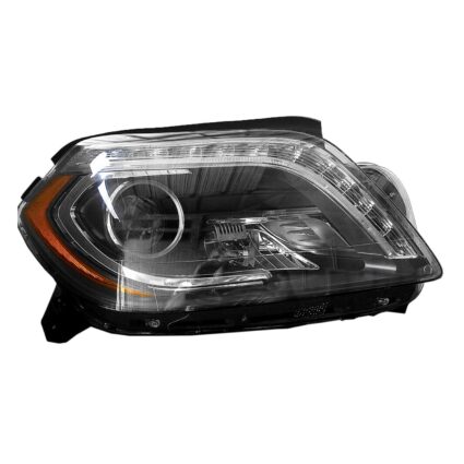 Headlight Assembly Composite Right X166 w/Cornering Lamps w/o Night Vision for Mercedes-Benz GL350 GL450 GL550 GL63 AMG