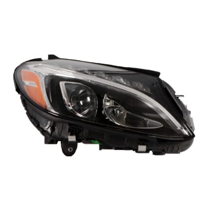Headlight Assembly Composite Right W205 LED w/o Cornering Lamps for Mercedes-Benz C300 Sedan 2015–2018