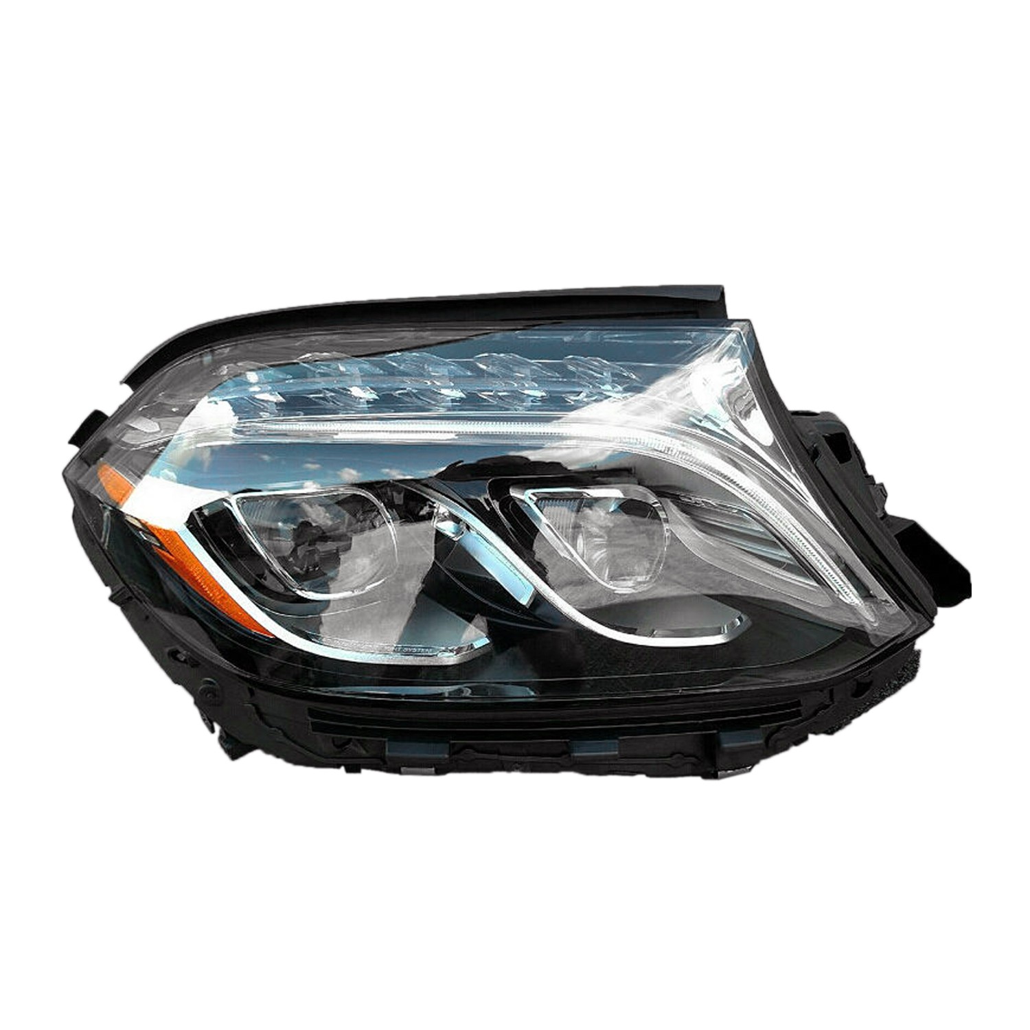 Headlight Assembly Composite Right X166 LED for Mercedes-Benz GLS450 GLS550 GLS63 AMG