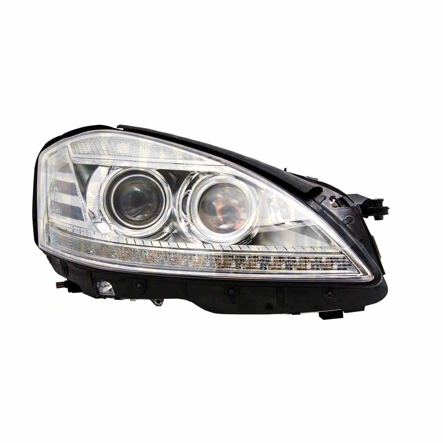 Headlight Assembly Composite Right W221 Bi-Xenon w/Night Vision w/Active Curve Lighting for Mercedes-Benz S400 S550 S600