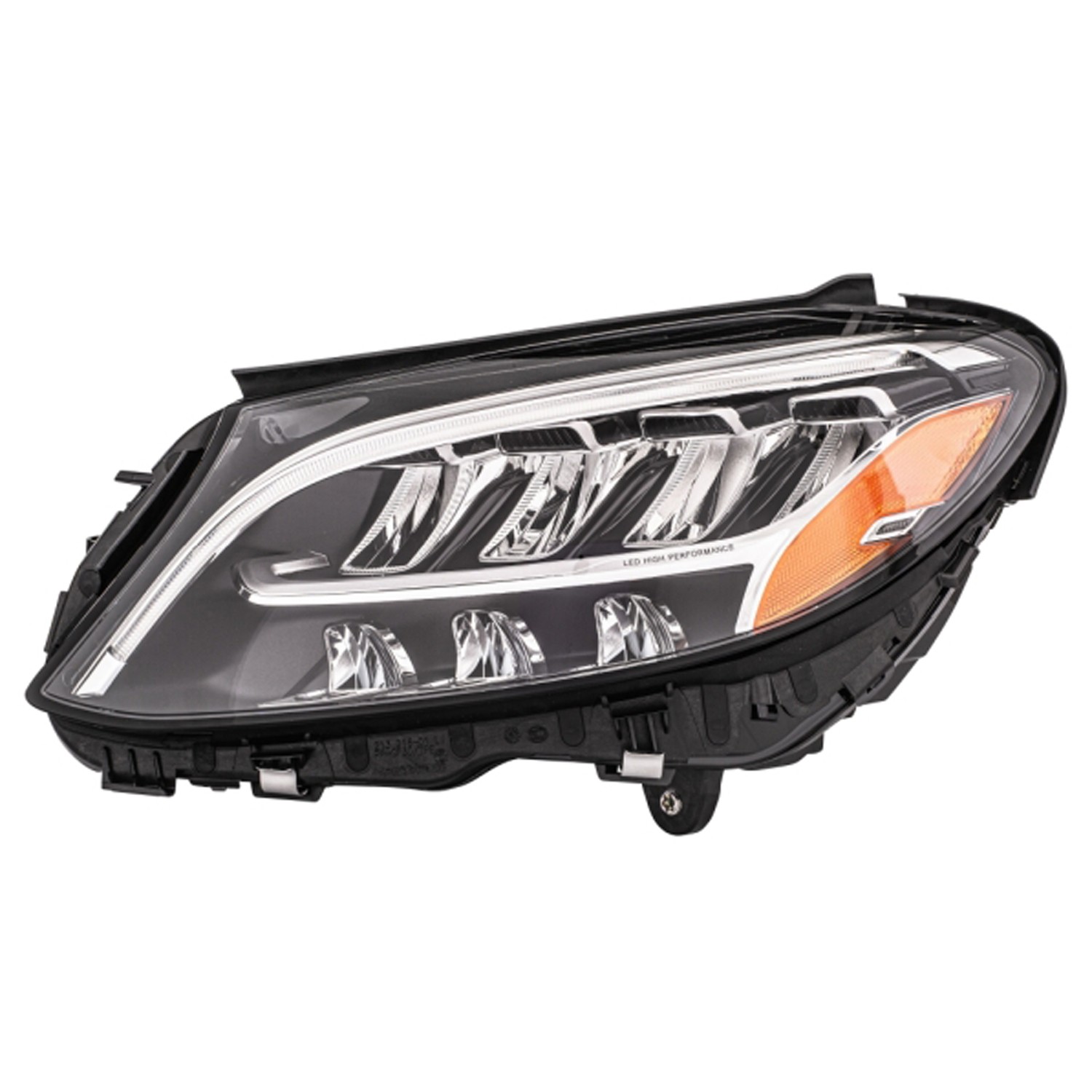 Headlight Lens Housing Left A205/C205 LED w/o Active Lighting for Mercedes-Benz C300 C43 AMG C63 AMG C63 AMG S