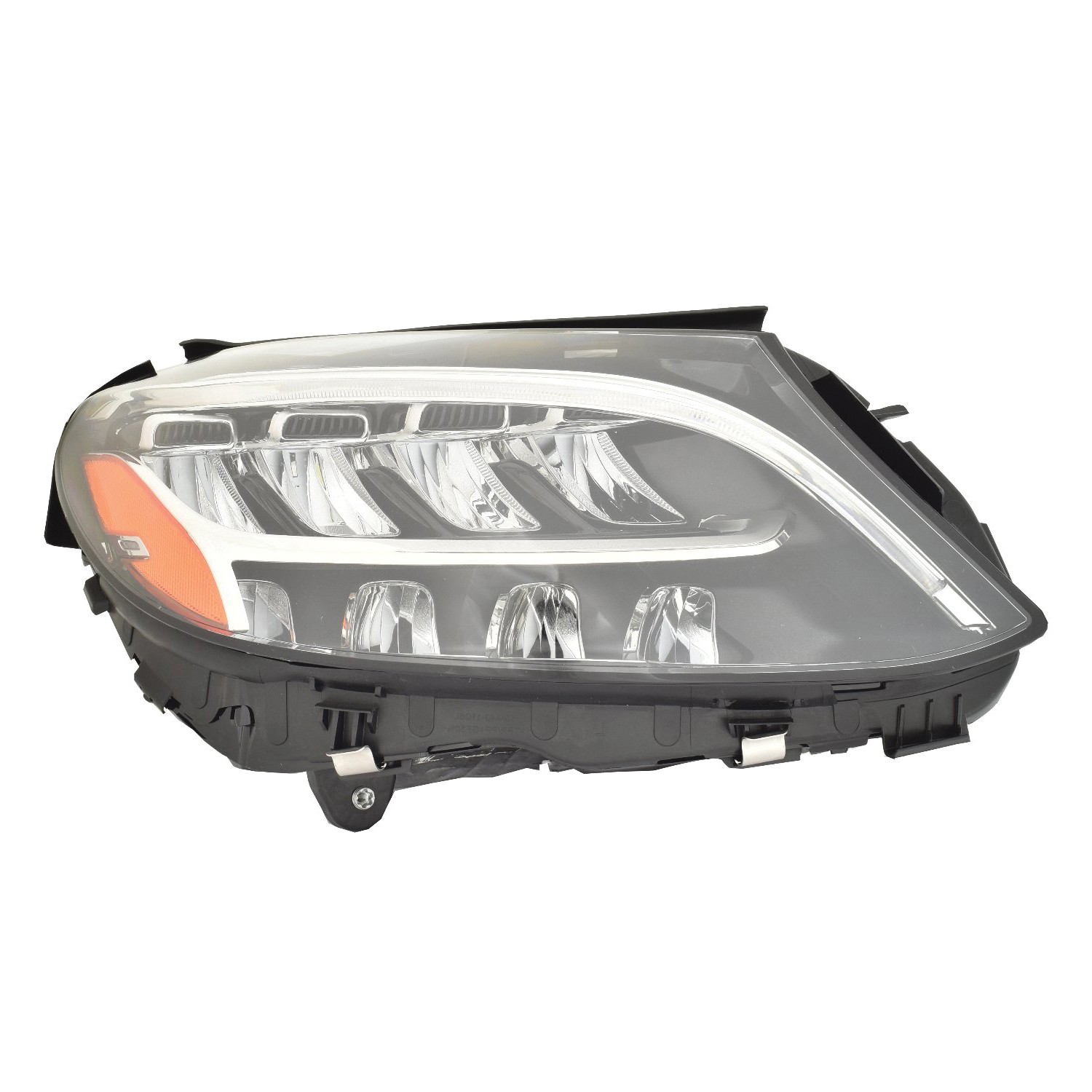 Headlight Lens Housing Right A205/C205 LED w/o Active Lighting CAPA for Mercedes-Benz C300 C43 AMG C63 AMG C63 AMG S