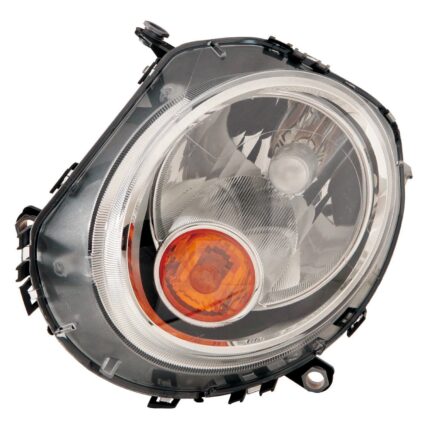 Headlight Assembly Composite Left Halogen w/o Auto Adjust Headlamp CAPA for Mini Cooper Hatchback 2007–2013
