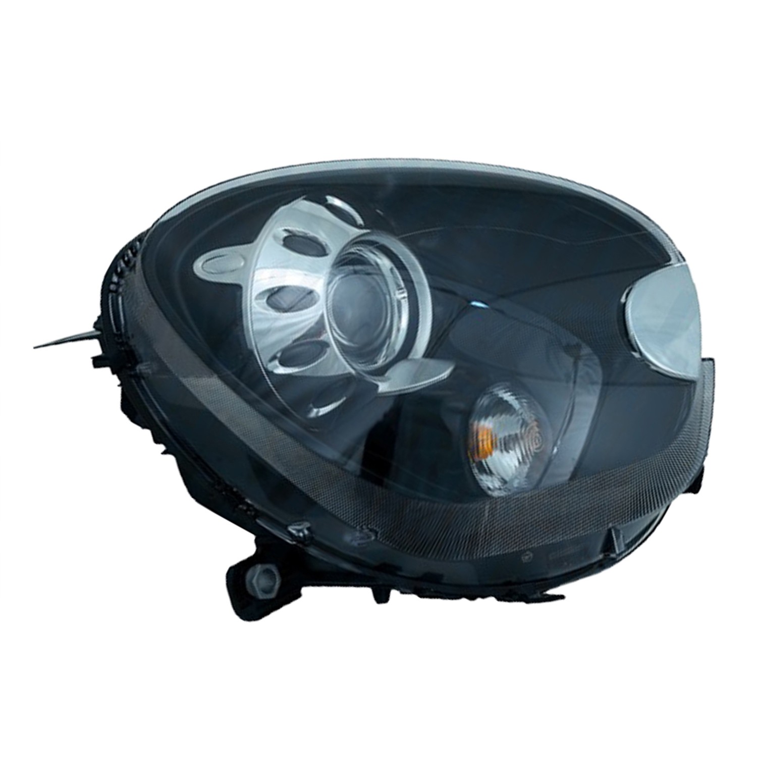Headlight Assembly Composite Left R61 Xenon w/Adaptive Headlamps w/Black Housing for Mini Cooper Paceman 2013–2016
