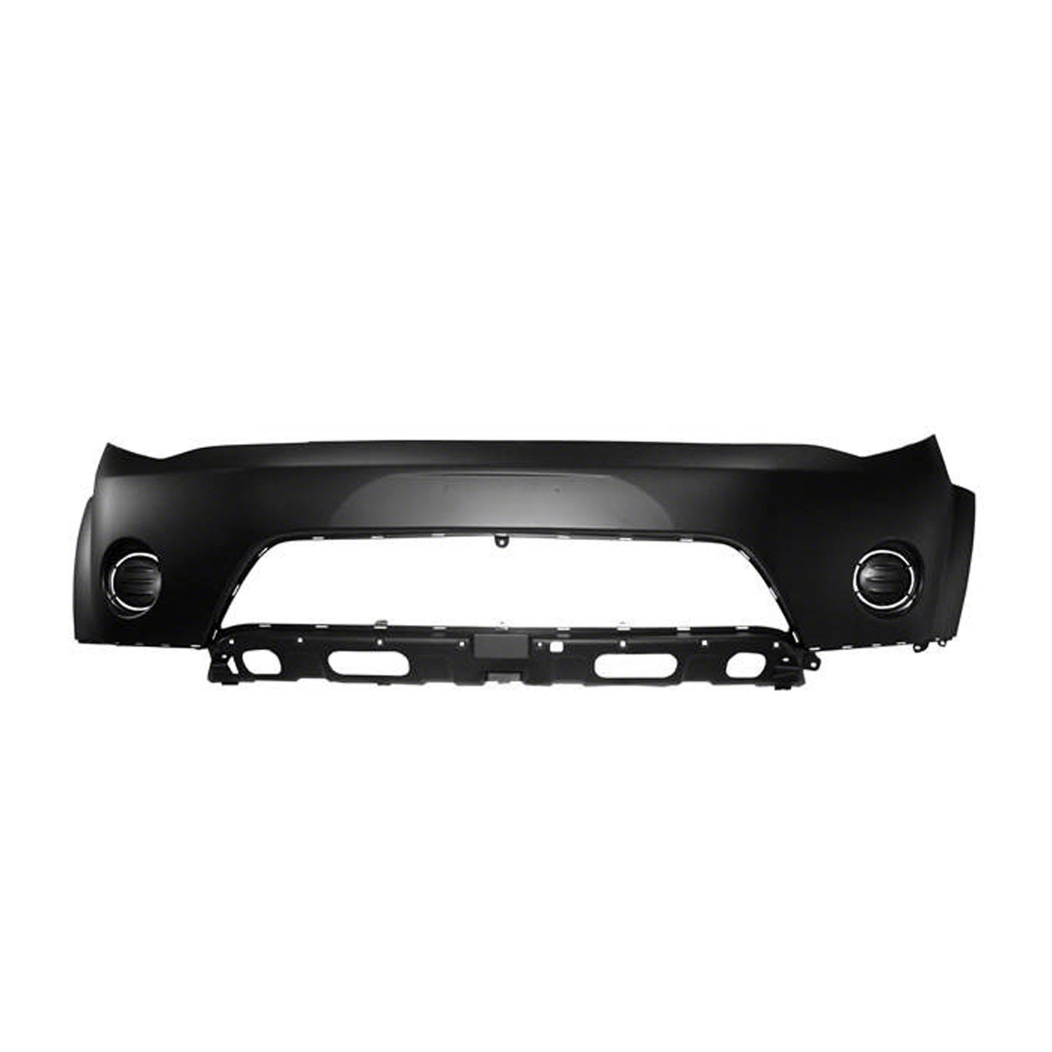 Bumper Cover Front Pre-Notched Fog Lamp Opening Primed for Mitsubishi Outlander 2007–2009