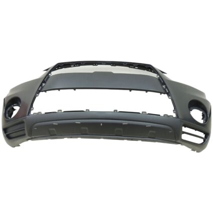 Bumper Cover Front w/Fog Lamps w/Lower Protector Primed for Mitsubishi Outlander 2010–2013