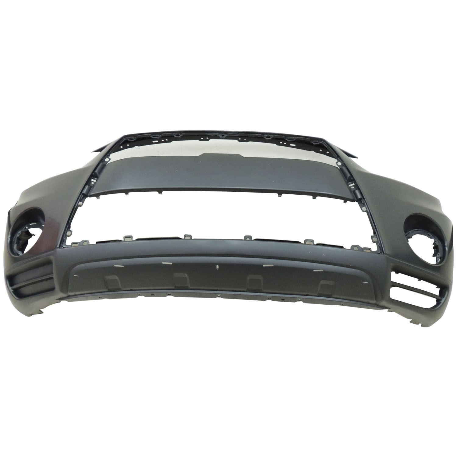 Bumper Cover Front w/Fog Lamps w/Lower Protector Primed for Mitsubishi Outlander 2010–2013