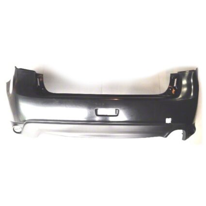 Bumper Cover Rear w/Textured Lower w/o Flare Holes Primed for Mitsubishi Outlander Sport RVR