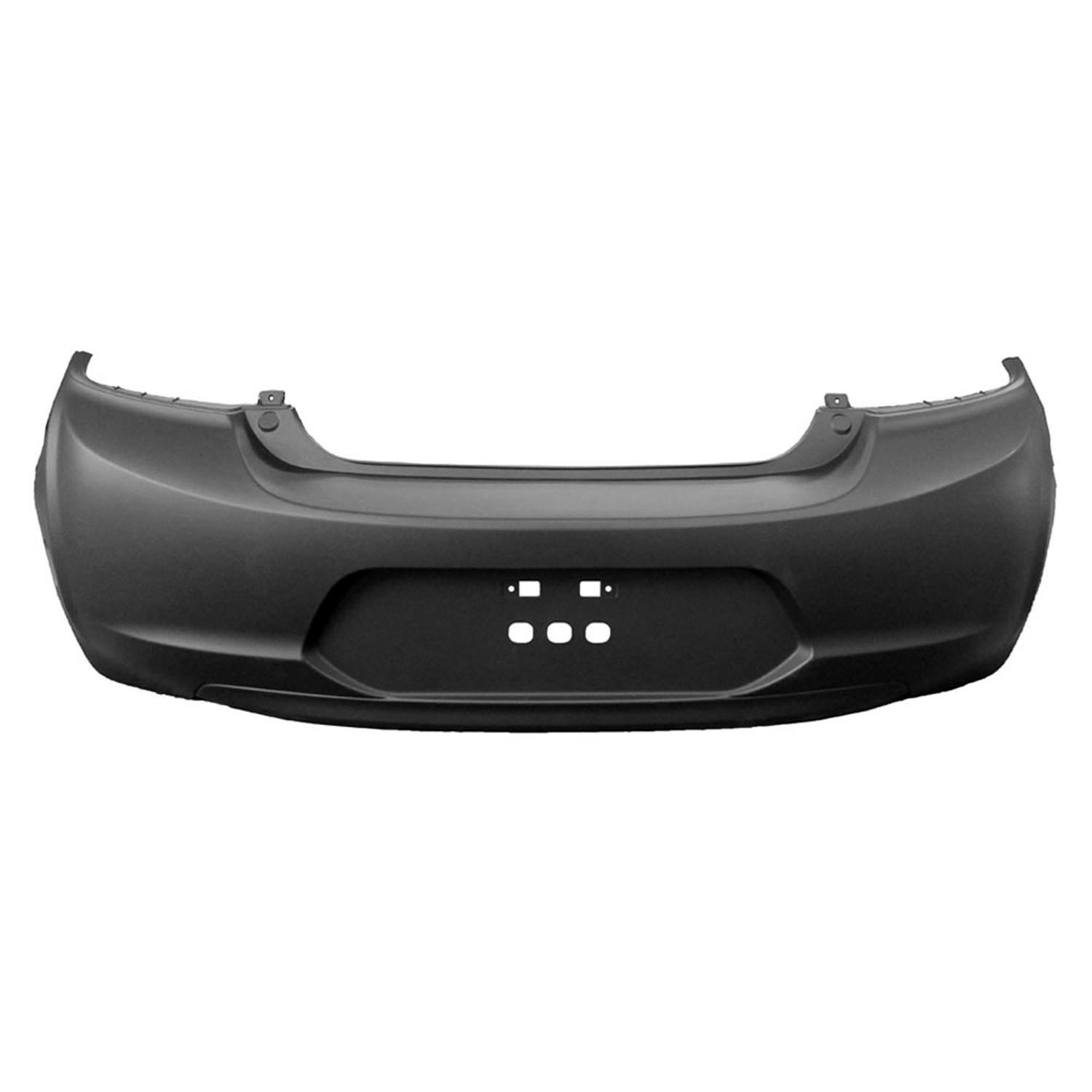 Bumper Cover Rear Primed CAPA for Mitsubishi Mirage 2014–2015