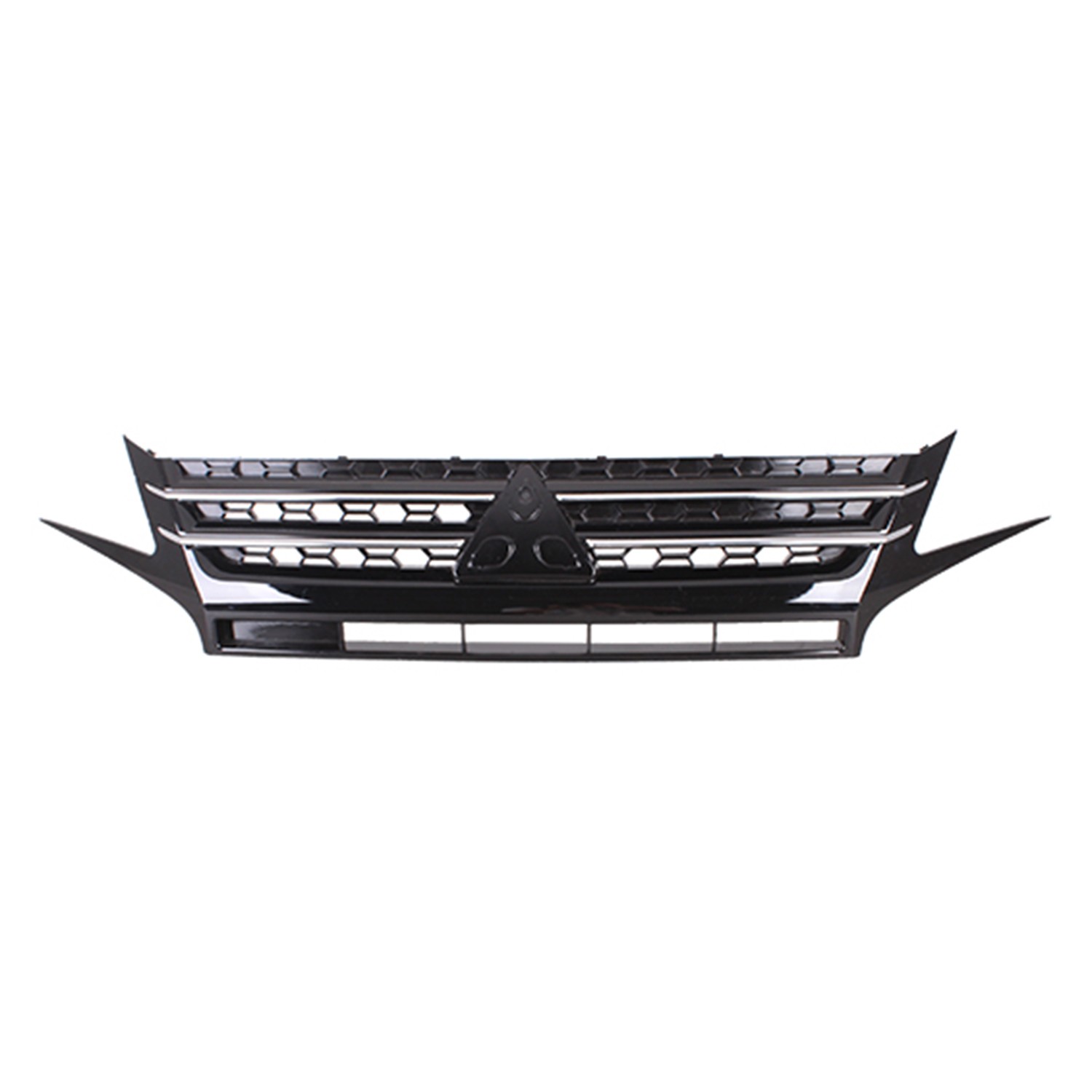 Grille Assembly Chrome/Black CAPA for Mitsubishi Mirage Mirage G4