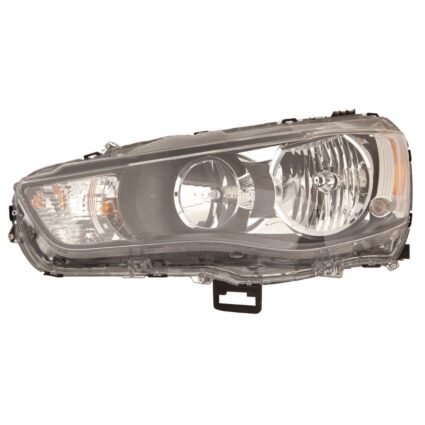 Headlight Assembly Composite Left Halogen CAPA for Mitsubishi Outlander 2010–2013