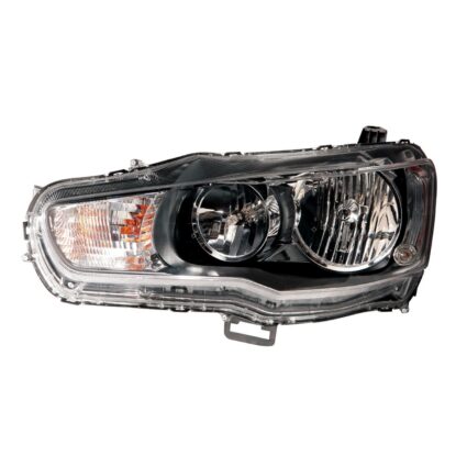 Headlight Assembly Composite Left From 11-2-08 Halogen CAPA for Mitsubishi Lancer 2009–2017