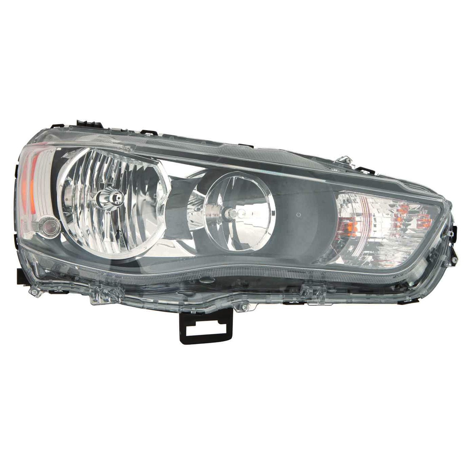 Headlight Assembly Composite Right Halogen CAPA for Mitsubishi Outlander 2010–2013