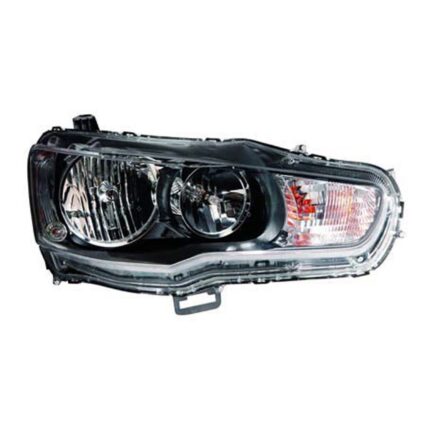 Headlight Assembly Composite Right From 11-2-08 Halogen for Mitsubishi Lancer 2009–2017