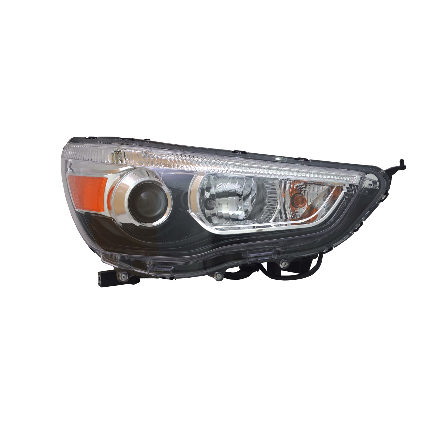 Headlight Assembly Composite Right Halogen CAPA for Mitsubishi Outlander Sport RVR