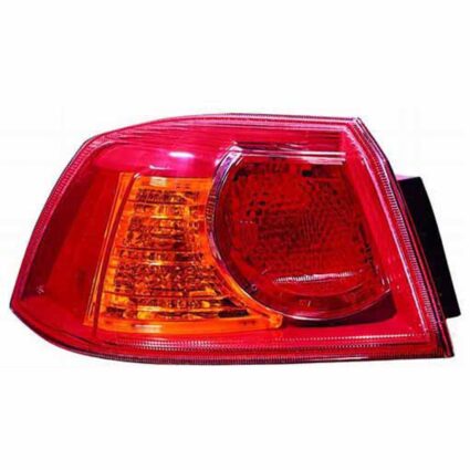 Tail Light Assembly Left Outer On Body CAPA for Mitsubishi Lancer 2008–2013