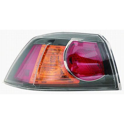 Tail Light Assembly Left Outer CAPA for Mitsubishi Lancer 2009–2017