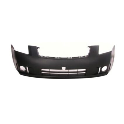 Bumper Cover Front w/Fog Lamps Primed CAPA for Nissan Sentra 2007–2009
