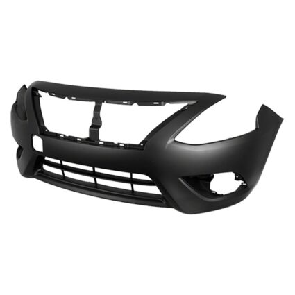 Bumper Cover Front w/o Chrome Insert Primed for Nissan Versa Sedan 2015–2018