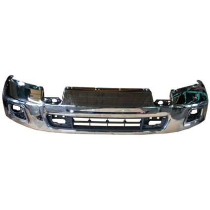 Bumper Face Bar Front w/o Parking Sensor Chrome for Nissan TITAN XD Crew Cab Pickup Standard Cab Pickup 2016–2019