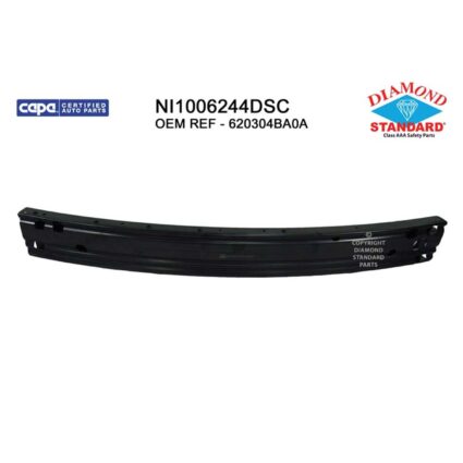 Bumper Cover Reinforcement Front USA Built CAPA for Nissan Rogue 2014–2020