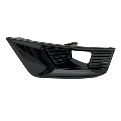 Bumper Insert Front Left Fog Lamp Bezel w/Fog Lamps Gloss Black for Nissan Armada Midnight Edition 2021–2023