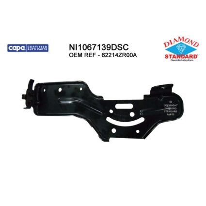 Bumper Bracket Front Right Steel Bumper CAPA for Nissan TITAN PRO-4X LE SE 2008–2015