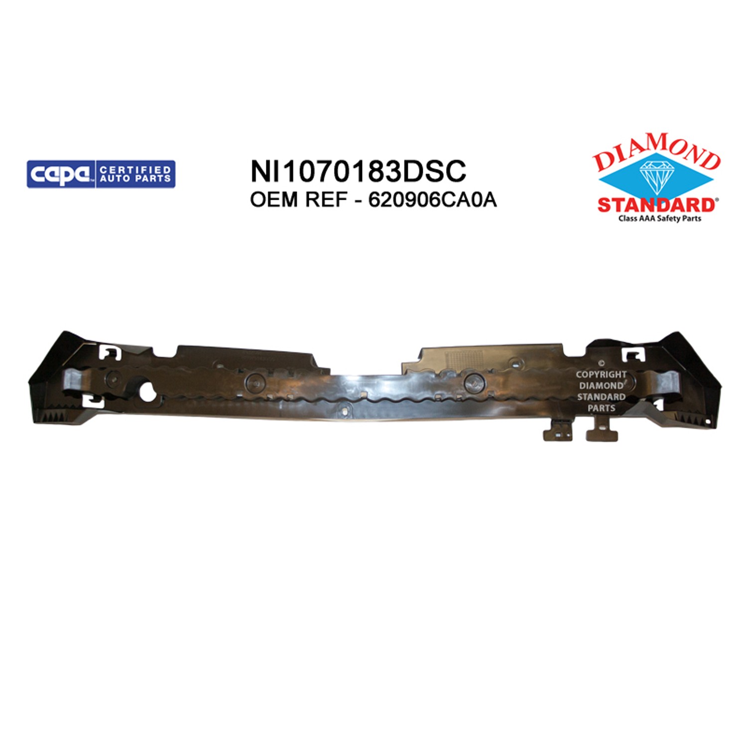 Bumper Impact Absorber Front CAPA for Nissan Altima 2019–2022