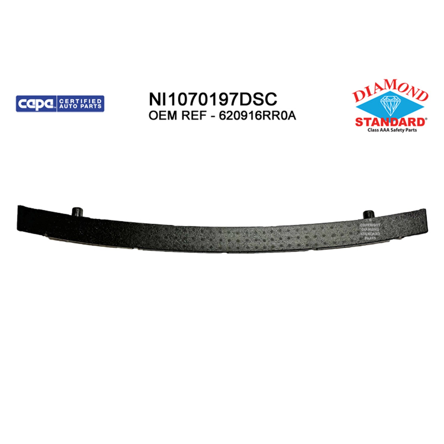 Bumper Impact Absorber Front Lower USA Built CAPA for Nissan Rogue 2021–2023