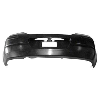 Bumper Cover Rear w/o Sport Pkg Primed CAPA for Nissan Versa Hatchback 2007–2012